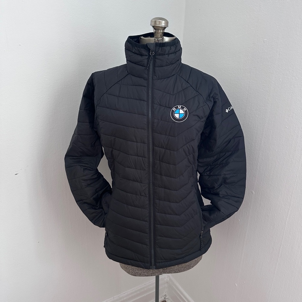 Columbia BMW Black Quilted Puffer Jacket